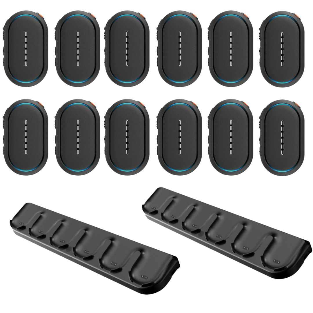 Motorola TLK25 12 Pack Bundle with Multi-Unit Charger