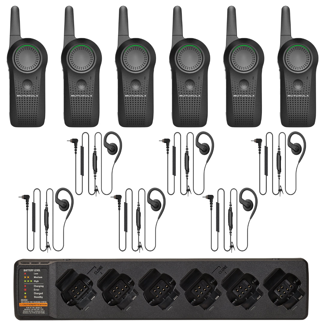 Motorola CURVE DLR110 6-Pack with Headsets & Charger – Canada