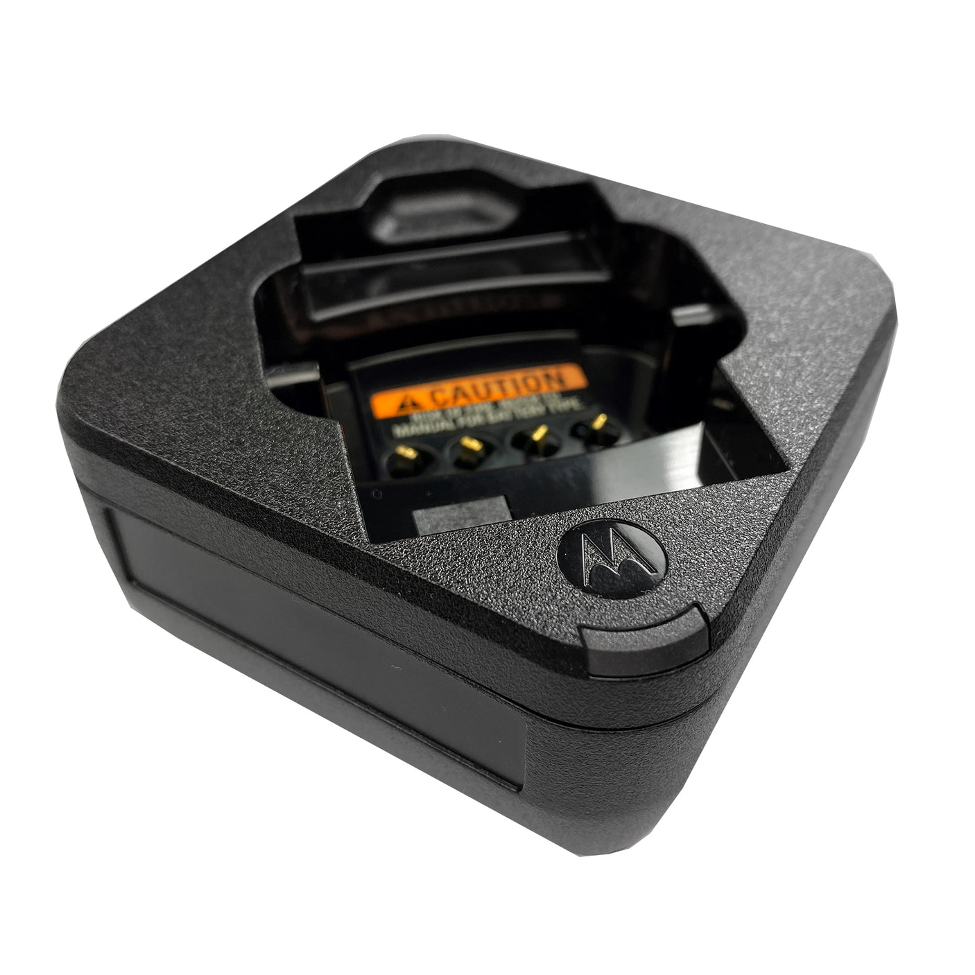 Motorola PMPN4529 CLS Series single-unit drop-in charger with AC adapter