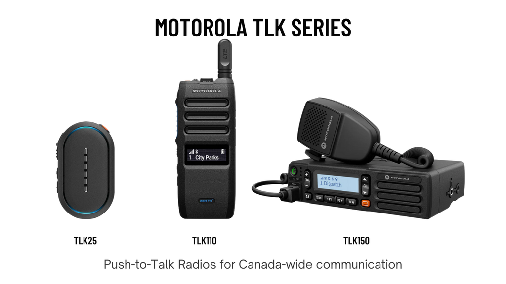 Canada-wide Push-to-Talk Radios