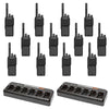 Motorola R2 Radio 12 Pack Bundle with Multi-Unit Chargers