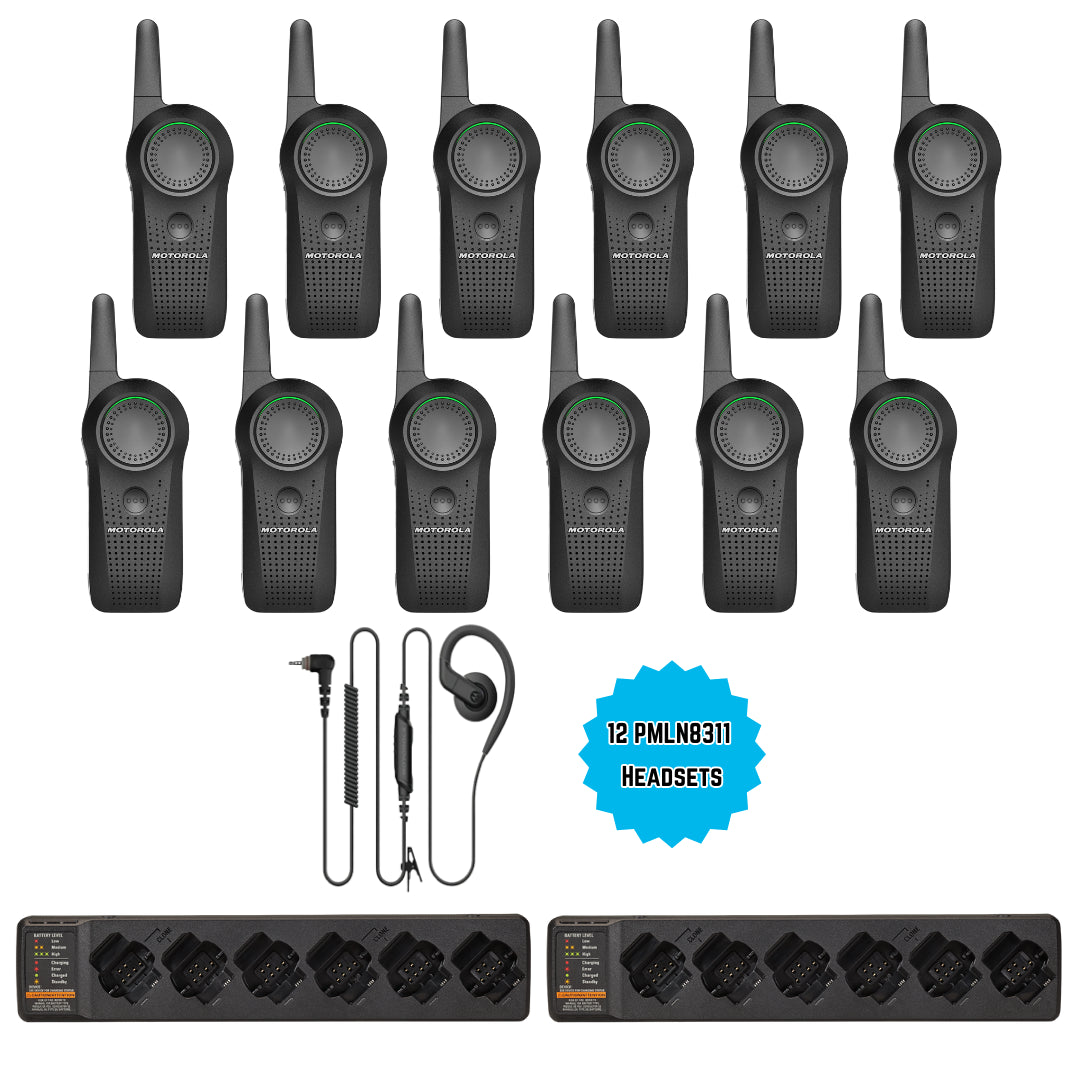 Motorola CURVE DLR110 12-Pack – Canadian Bundle with Chargers & Headsets