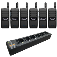 (6) Motorola TLK110 Radios