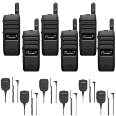 (6) TLK110 Motorola WAVE Nationwide PoC Radios