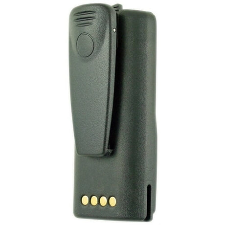 BP6305LI 2200mAh Li-Ion replacement battery with belt clip for Motorola RDX, RDU, RDV Series and CP110 two-way radios.