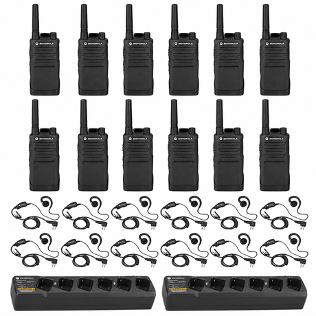 motorola-rmu2043-12-pack-uhf-two-way-radios-with-headsets-and-multi-chargers