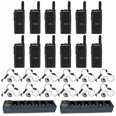 (12) Motorola SL300 Display 3 W / 99-Channel Radios