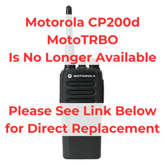 (6) Motorola CP200d MotoTRBO Portable Radios