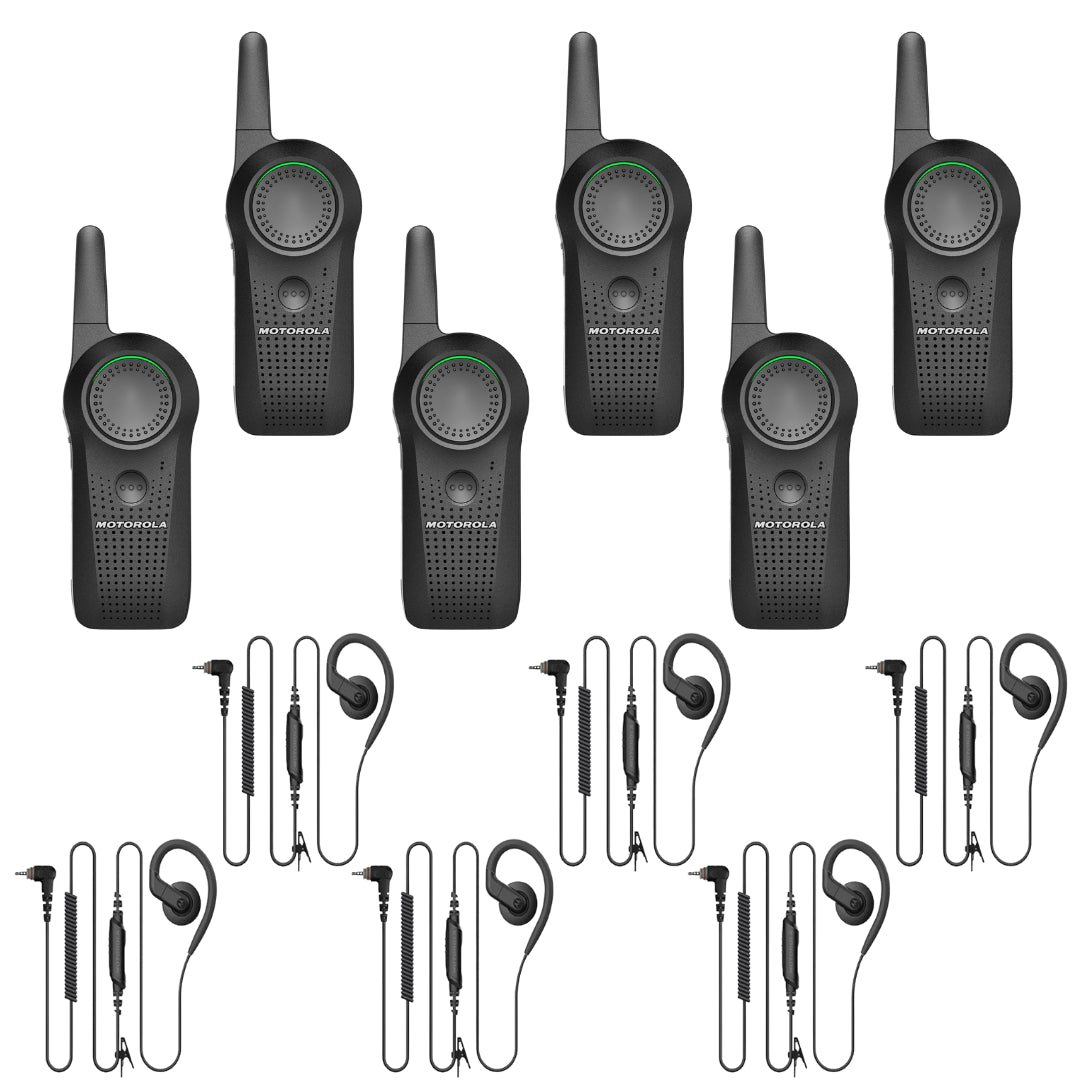 Motorola CURVE DLR110 6-Pack with PMLN8311 Headsets – Canada