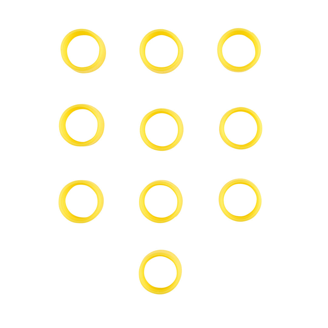 32012144002 Yellow Antenna ID Bands, 10 Pack