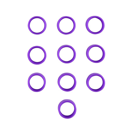 32012144005 Purple Antenna ID Bands, 10 Pack