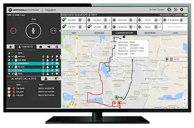 Motorola WAVE PTX Dispatch Console – Cloud Dispatch & GPS Tracking