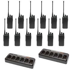 (12) Motorola CP100D Non-Display Two-Way Radios