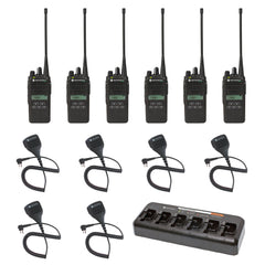 (6) Motorola CP185 Two-Way Radios