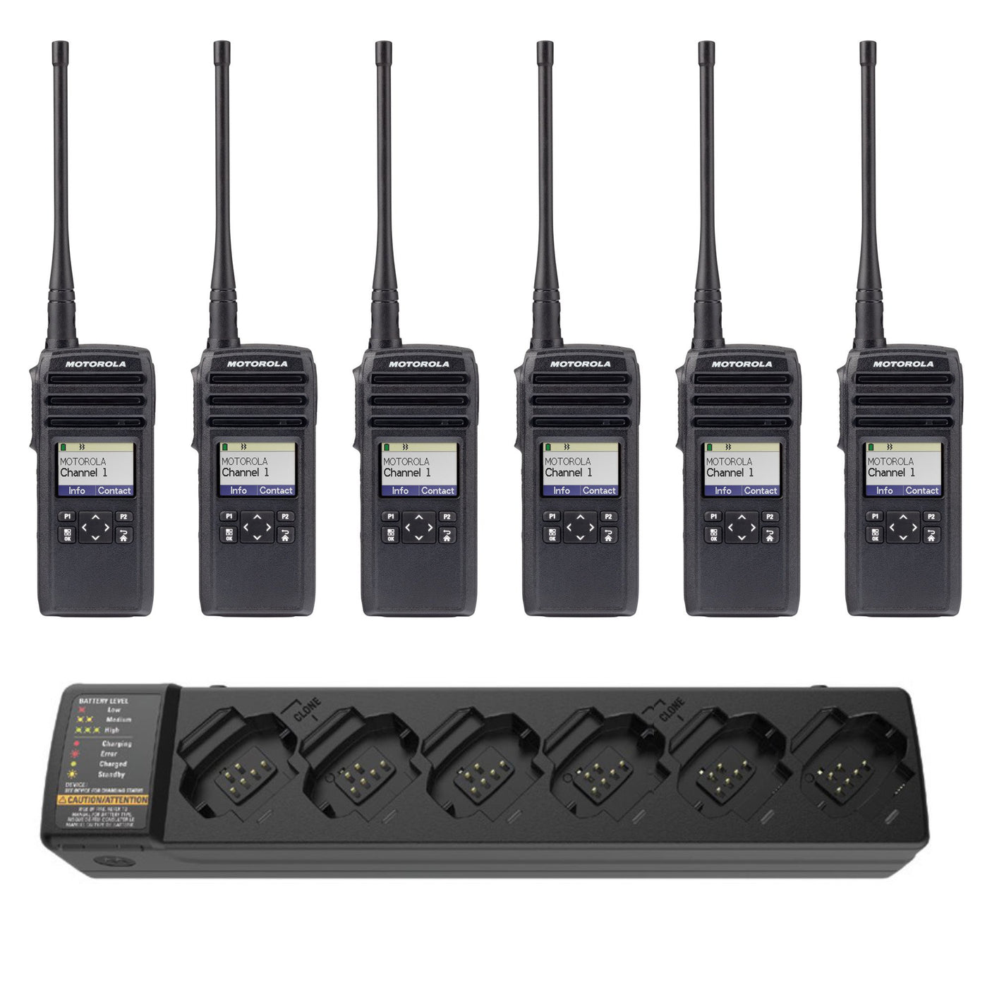 DTR600 6 Pack plus multi unit charger