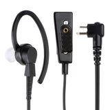 RLN4895 2 Piece Surveillance Kit, with Microphone and PTT Combined, Black (2-Wire-Rubber Eartip Style)