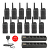 Motorola RMU2043 12 pack with Multi Charger and Speaker Microphones