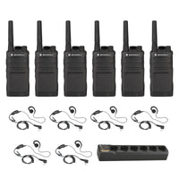 RMU2040 6 Pack Bundle with Multi Unit Charger and Headsets