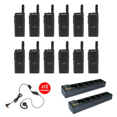 (12) Motorola SL300 Display 3 W / 99-Channel Radios