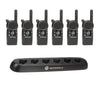Motorola CLS1413 six-pack bundle with multi-unit charger 56531 for Canadian business use