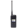 Front view of the Motorola DTR700 digital two-way radio with antenna and color display
