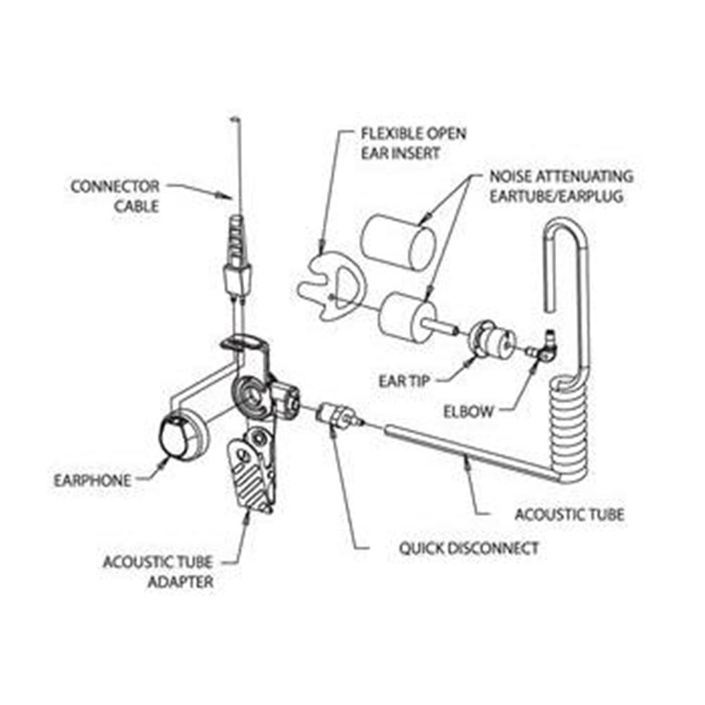 OTTO V1-10305 Earpiece for TW-300 Speaker Microphone - view 2